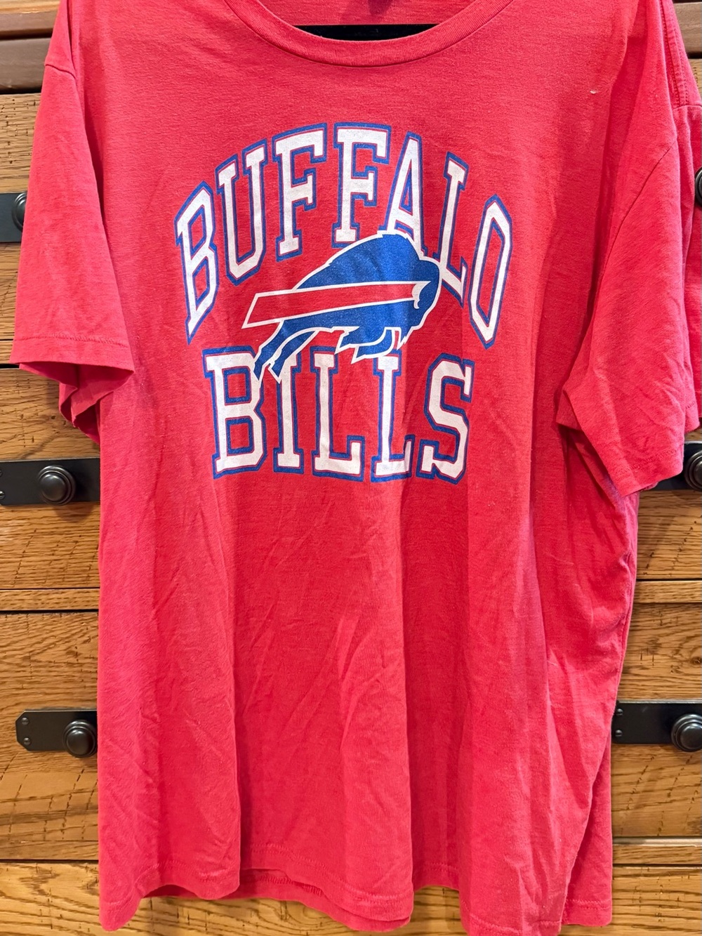 HOMAGE Red Buffalo Bills Graphic Short-Sleeve Tee